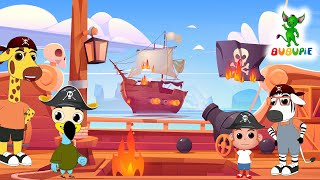 Row Row Row Your Boat Song | Nursery Rhymes for Kindergarteners | Bubupie Kids Songs