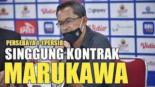 Aji Santoso Puas Persebaya Tahan Imbang Persib Bandung