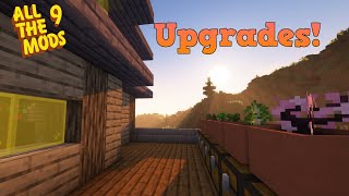 All The Mods 9: Botany Pot Porch and Windmill Upgrades!