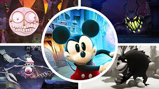 Disney Epic Mickey: Rebrushed - All Bosses + Ending [No Damage]