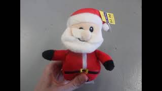 Coles sound n light Christmas squeezer pal (Santa)