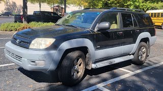 2003 Toyota 4Runner SR5 2wd Exterior view walk-around pre-purchase inspection video Karcheckz