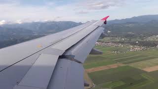 WIZZ Wizzair to #Ljubljana Slovenia landing