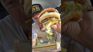 Trying the new Double Big Mac from McDonald’s