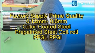 Factory Supply Prime Quality 0 12mm  0 6mm Color Coated Steel Coil