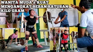 Para wanita muda yang kuat mengangkat beban ratusan kilo ‼️ Laki² minder setelah menonton ini ‼️