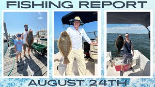 New Jersey Fishing Report August 24th #fishingreport #surffishing