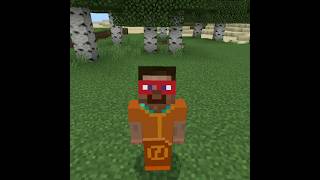 I become super hero in minecraft #shorts