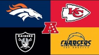 AFC West Season Prediction