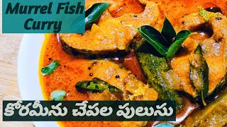 Korameenu Chepala Pulusu / How to Make Murrel Fish Curry/ Andhra Chepala Pulusu/Fish Recipe in India