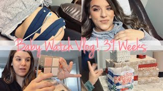 BABY WATCH VLOG || 39 WEEKS PREGNANT || NST, NESTING, CHRISTMAS UNBOXING