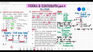 PEMBAHASAN SOAL ASLI UTBK 2017, 2016 & 2015(REDOKS & ELEKTROKIMIA Part 5)