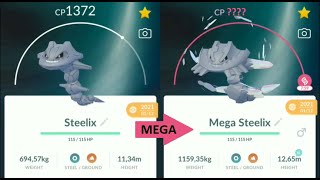 MEGA STEELIX EVOLUTION IN POKEMON GO!!