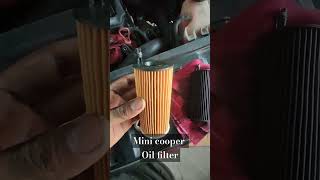 mini cooper oil filter replacement