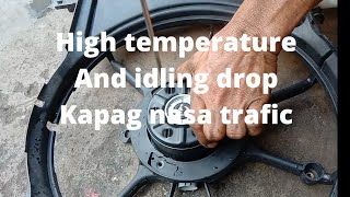 Dahilan ng Overheat at bumababa ang idling kapag nasa trafic