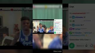 Blueface Ignores Handshake And BULLIES Adin On Stream With DDG😂. Hits And Pulls Him (Sus)😂😭 #shorts