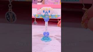 *Do-It-Yourself* Jewelry Display Stand with Perler Beads #cinnamoroll #sanrio #perlerbeads