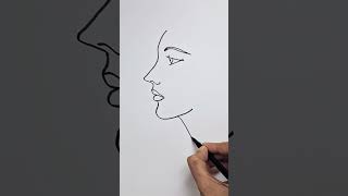 How to draw a girl face very easy beginners  step by step  drawing