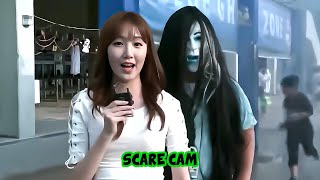 BEST SCARE CAM Priceless Reactions 2024😈#97 | Funny Videos TikTok🤣🤣 | CoCo Scare Cam |