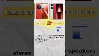 iqoo neo 9 pro vs realme 12 pro plus #trending #shorts