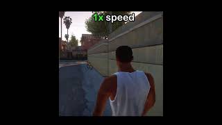 “Ah! Shit here we go again” at 2x,4x,8x,16x,32x,64x,128x,256x speed|GTA SAN ANDREAS|CARL JATTSON