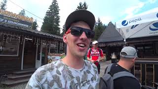 Downhill bukovel жостке падіння. Переїхали змію