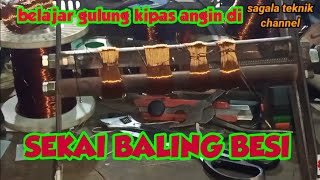 belajar gulung kipas angin lengkap