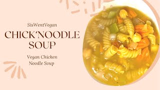 Vegan Chick’Noodle Soup- Vegan Chicken Noodle Soup #shorts