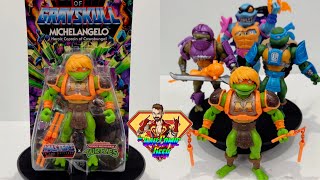 Michelangelo - Turtles of Grayskull Toy Quickie Review by the GayComicGeek