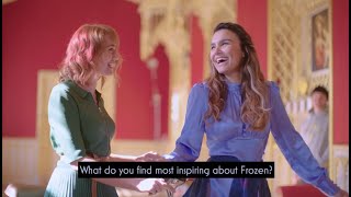 FROZEN the Musical: Samantha Banks (Elsa) and Stephanie McKeon (Anna) share their love of Frozen