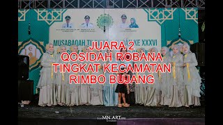 Juara 2 Lomba Qosidah Robana Tingkat Kecamatan Rimbo Bujang - Desa Perintis Makmur