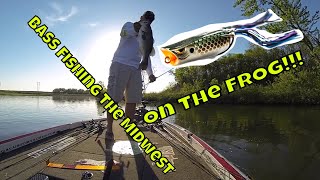 Bass Fishing the Midwest---On the FROG!!!