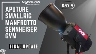 Aputure, SmallRig, Manfrotto, Sennheiser, GVM | NAB 2024 Show Coverage | Day 4