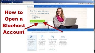 How to Open a New Bluehost Webhosting Account