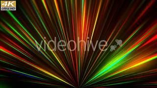 Colorful Rays Lights Beam 4K Background Loop Vj