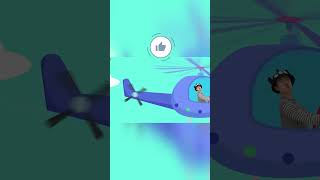 Magic Sister And Dangerous Magic Helicopter #shorts #cartoon