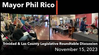 City of Trinidad & Las Animas County Legislative Roundtable Discussion, November 15, 2023.