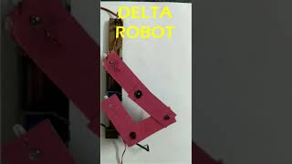 Delta Robot With Two Servo Motors #Shorts