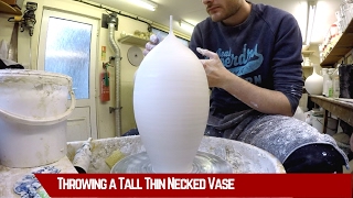 Throwing a Tall Thin Necked Vase - Matt Horne Pottery