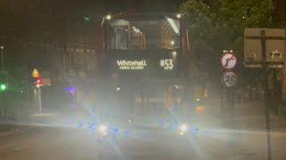 Journey on Route N53: Lambeth North - Whitehall, Horse Guards | Enviro 400H MMC!!