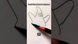 It's very easy to draw cartoon Patrick Star™ Every Day–👍🏻 || #patrickstar #cartoon #drawing #shorts