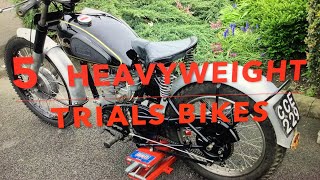 5 Classic British Heavyweight Trials Bikes