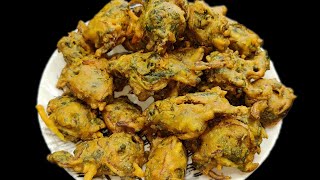 Crispy And Tasty Aloo Palak Ke Pakode | Palak Ke Pakode Recipe | Aloo Palak Pakode |