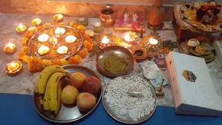 Laxmi  poojan /दिवाली पूजन #diwali #youtuber /#@rajwentiyadavsuedhaaga