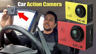 Best Budget Action camera for Car and Bikes | SJCAM SJ 4000 wifi as Dashcam + Visiting KTM Showroom