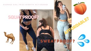 AVERAGE GIRL TRIES INFLUENCER ACTIVEWEAR | SPORTFX #leggingshaul