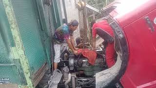 Pasang Mesin 6 Silinder Pada Sasis Truk