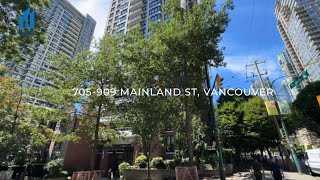 ❤️Urban Oasis for the Bon Vivant In the❤️of Entertainment & Dining Hub💎705 909 MAINLAND ST, YALETOWN