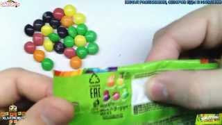 Распаковка и Обзор Еды Драже "SKITTLES" КИСЛОМИКС [SOURMIX] в Сахарной Глазури, 38 г.