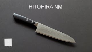 Hitohira NM V10 Damascus Gyuto 180mm Pakka Handle